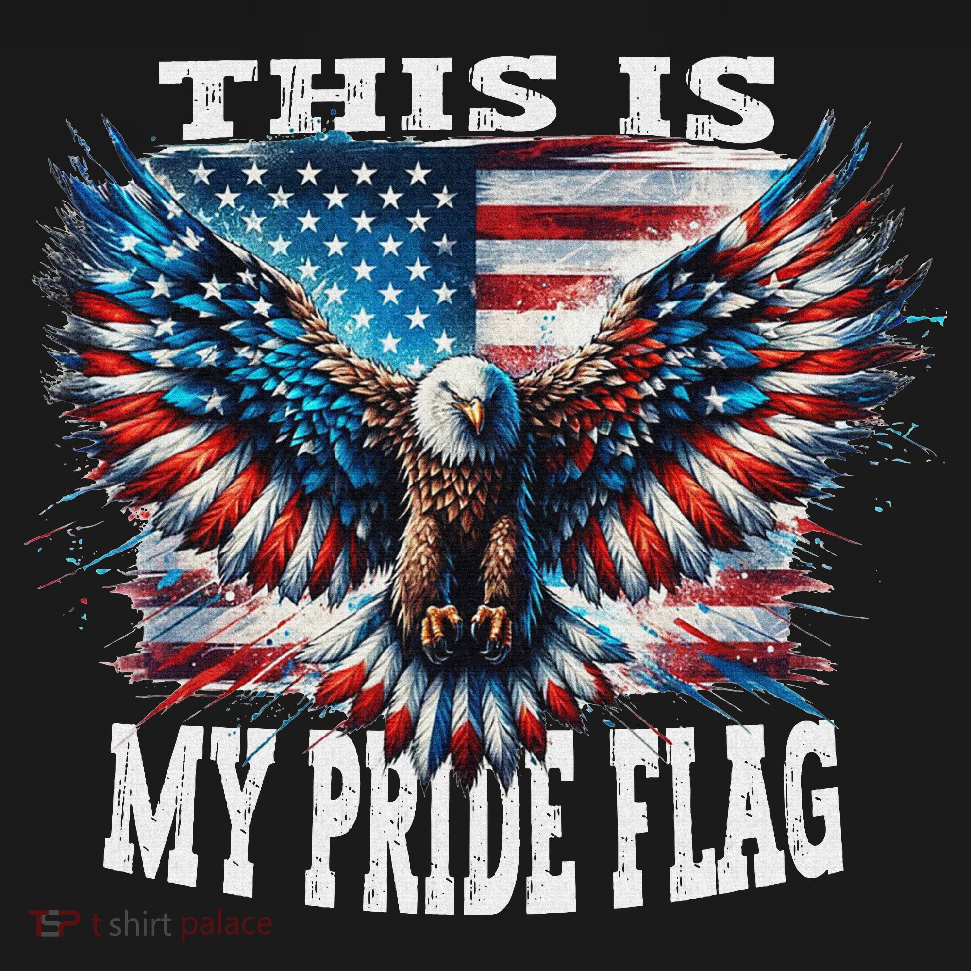 Usa Patriotic American Flag Usa Eagle Flag 4th Of July T-Shirt