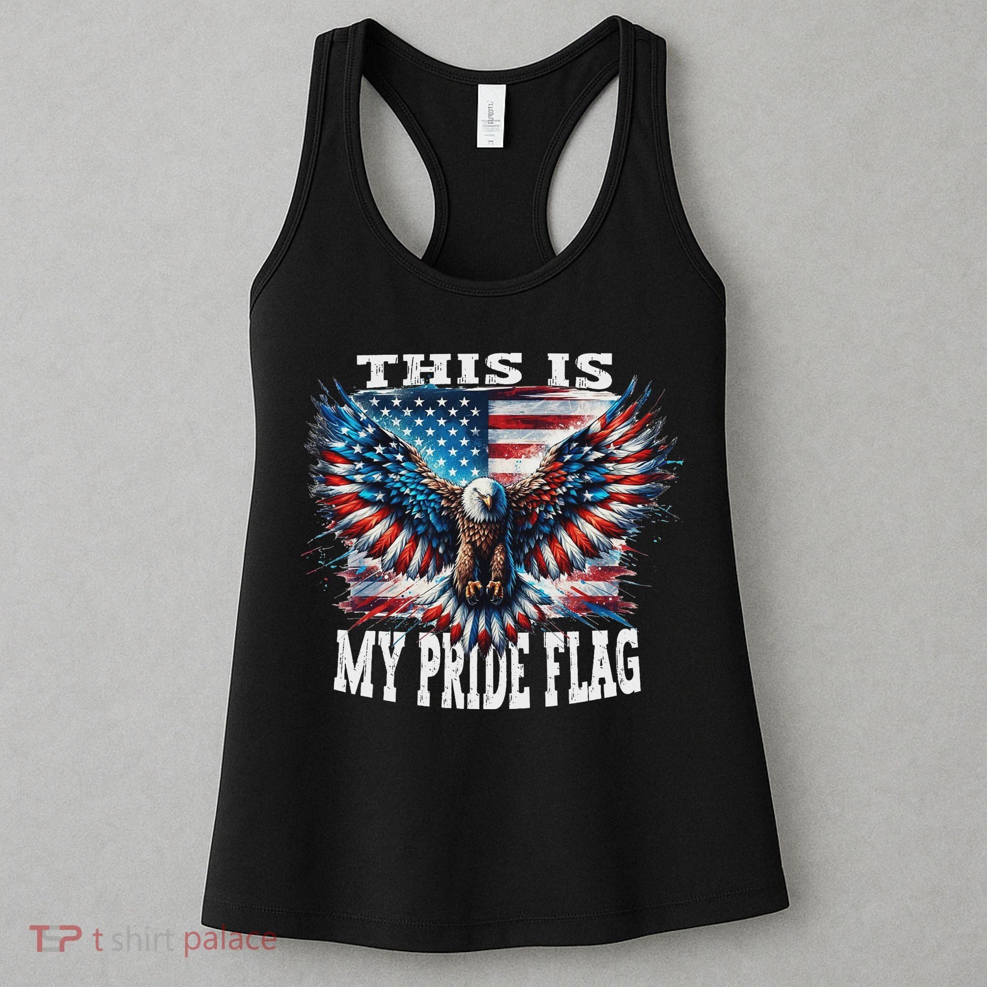 Usa Patriotic American Flag Usa Eagle Flag 4th Of July Women's Tank Top