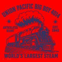 Union Pacific Big Boy 4014 Steam Train Santa Hat thumb 1
