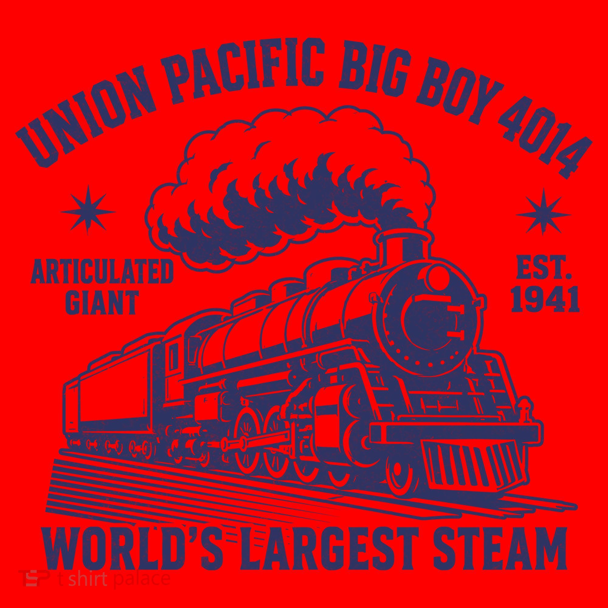 Union Pacific Big Boy 4014 Steam Train Santa Hat