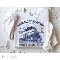Union Pacific Big Boy 4014 Steam Train Sweatshirt thumb 2