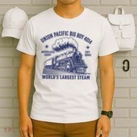 Union Pacific Big Boy 4014 Steam Train T-Shirt thumb 6