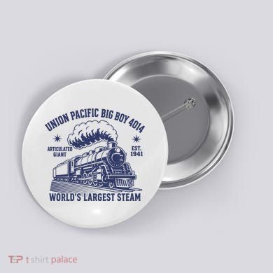Union Pacific Big Boy 4014 Steam Train Button