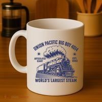 Union Pacific Big Boy 4014 Steam Train Coffee Mug thumb 4