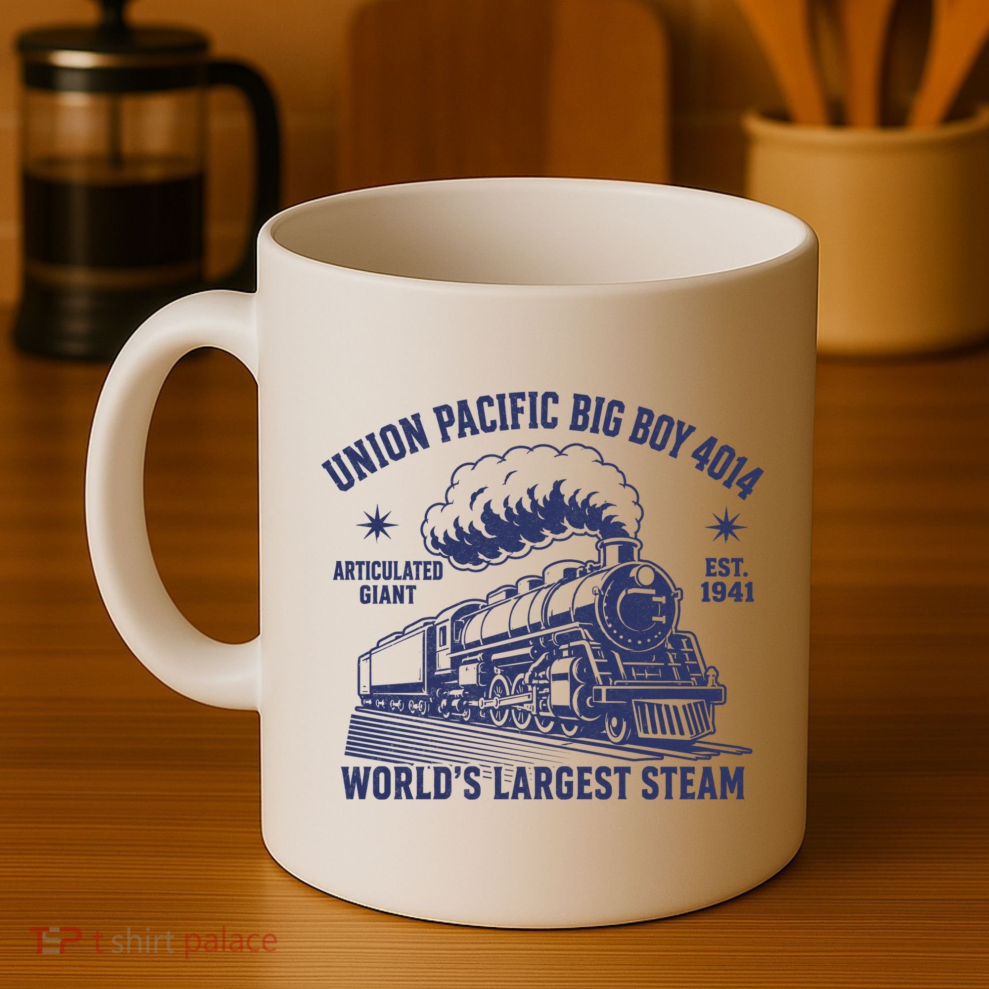 Union Pacific Big Boy 4014 Steam Train Coffee Mug