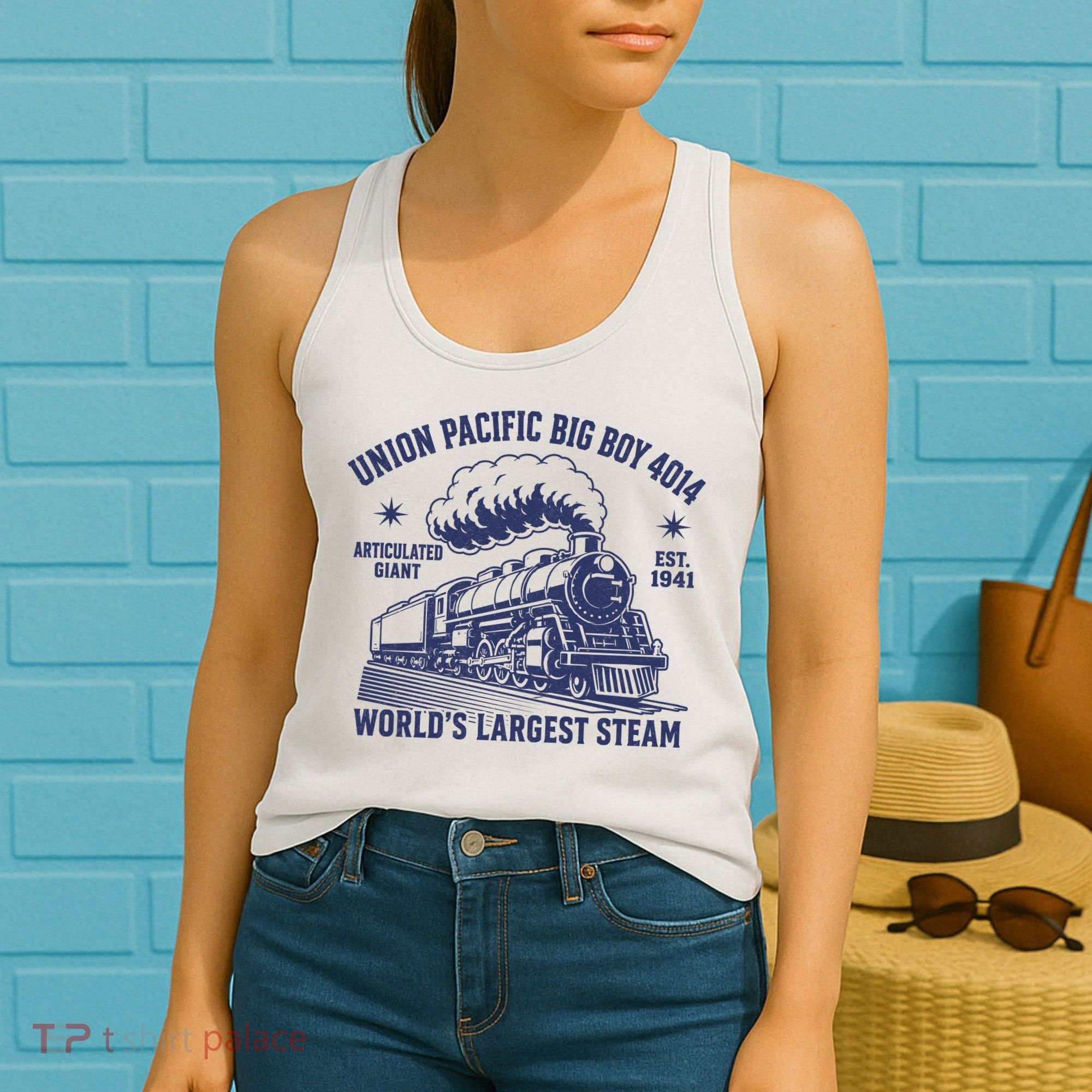 Union Pacific Big Boy 4014 Steam Train Women's Tank Top