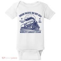 Union Pacific Big Boy 4014 Steam Train Baby Bodysuit thumb 0