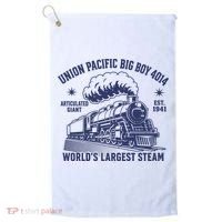 Union Pacific Big Boy 4014 Steam Train Golf Towel thumb 0