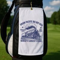 Union Pacific Big Boy 4014 Steam Train Golf Towel thumb 2