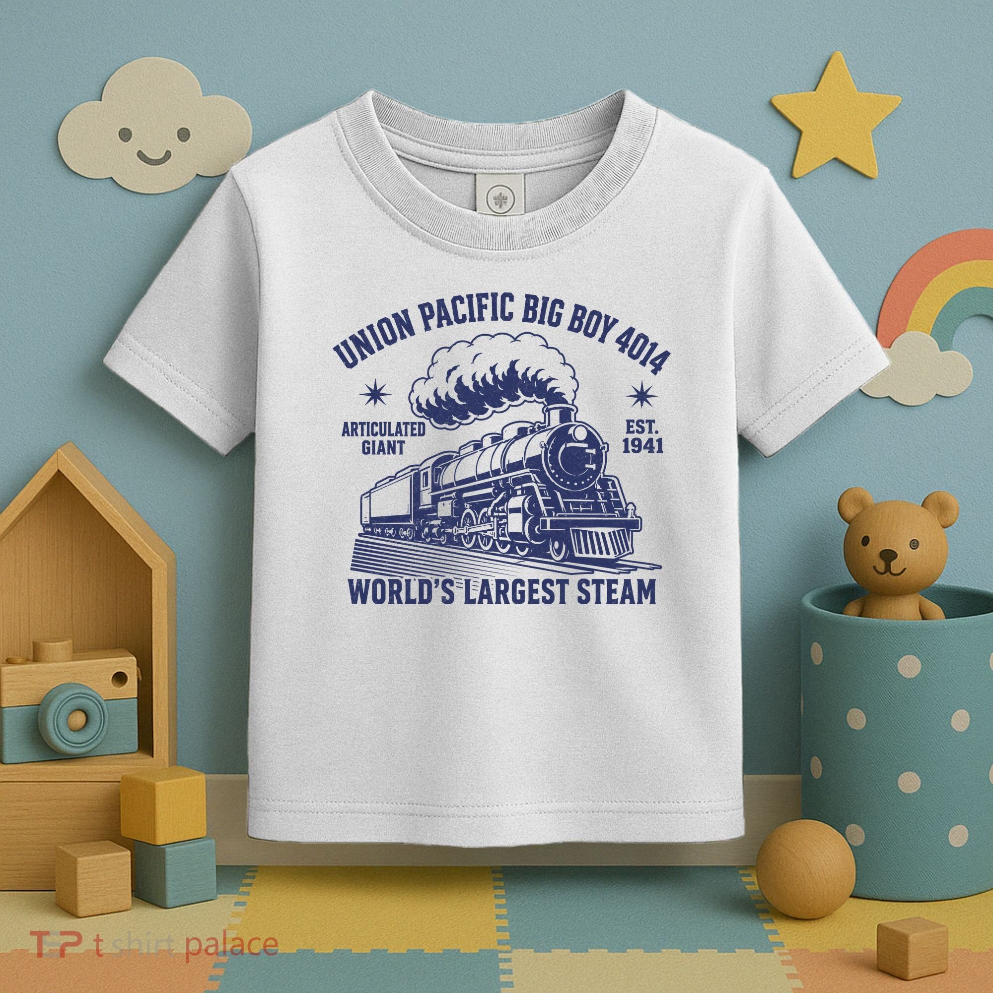 Union Pacific Big Boy 4014 Steam Train Toddler T-Shirt