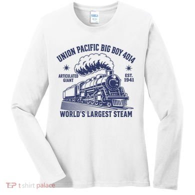 Union Pacific Big Boy 4014 Steam Train Women's Long Sleeve Shirt