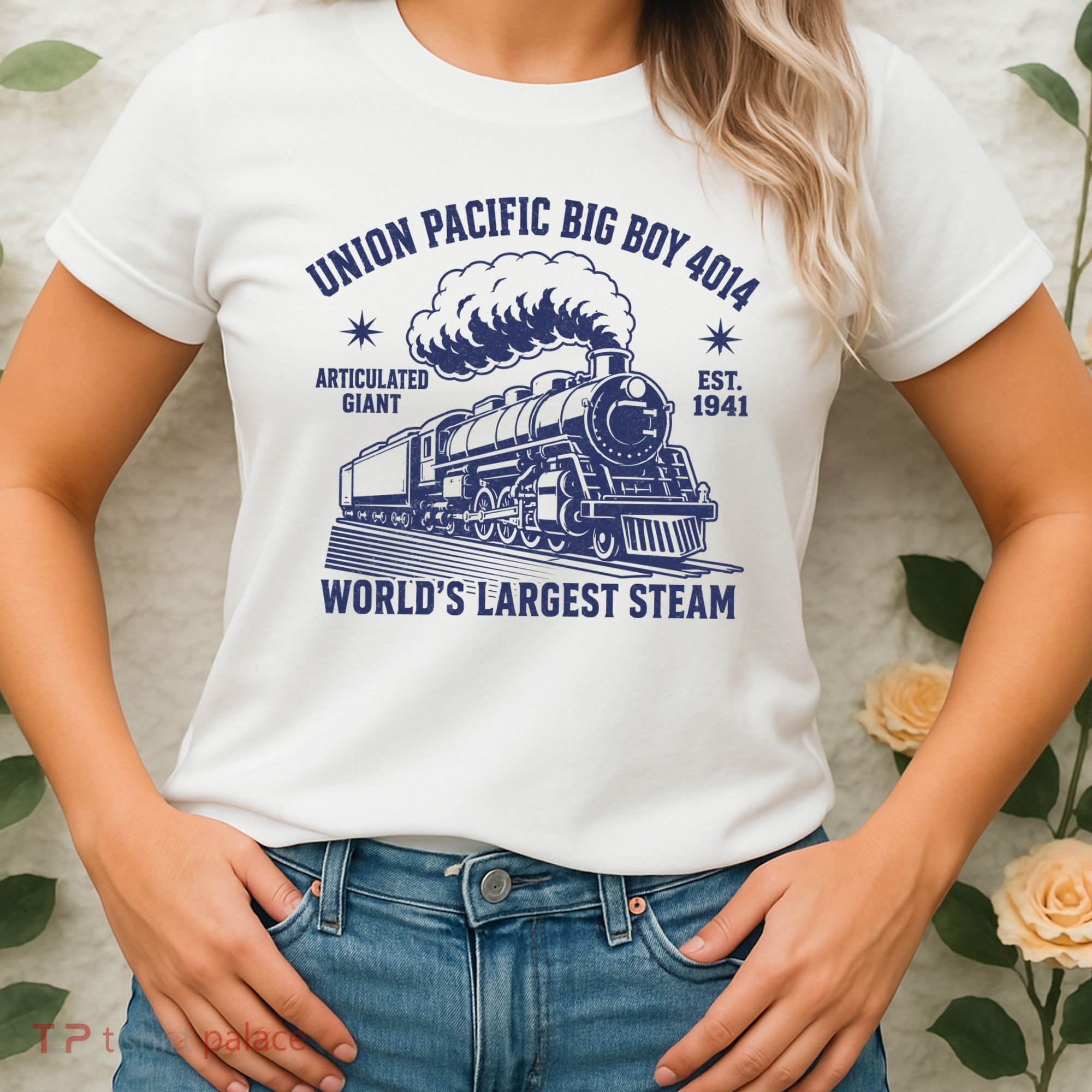 Union Pacific Big Boy 4014 Steam Train Women's T-Shirt