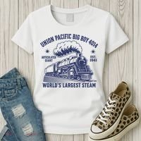 Union Pacific Big Boy 4014 Steam Train Women's T-Shirt thumb 3