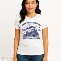 Union Pacific Big Boy 4014 Steam Train Women's T-Shirt thumb 4