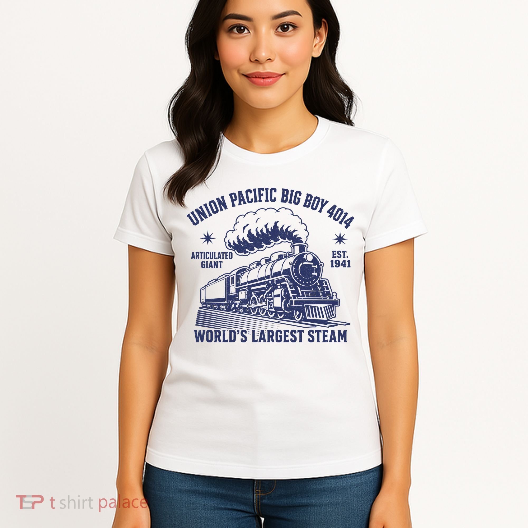 Union Pacific Big Boy 4014 Steam Train Women's T-Shirt