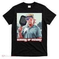 Usa Pickleball Champ Patriotic Trump Political & Pickleball T-Shirt thumb 0