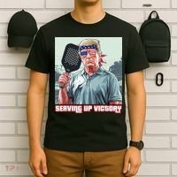 Usa Pickleball Champ Patriotic Trump Political & Pickleball T-Shirt thumb 6