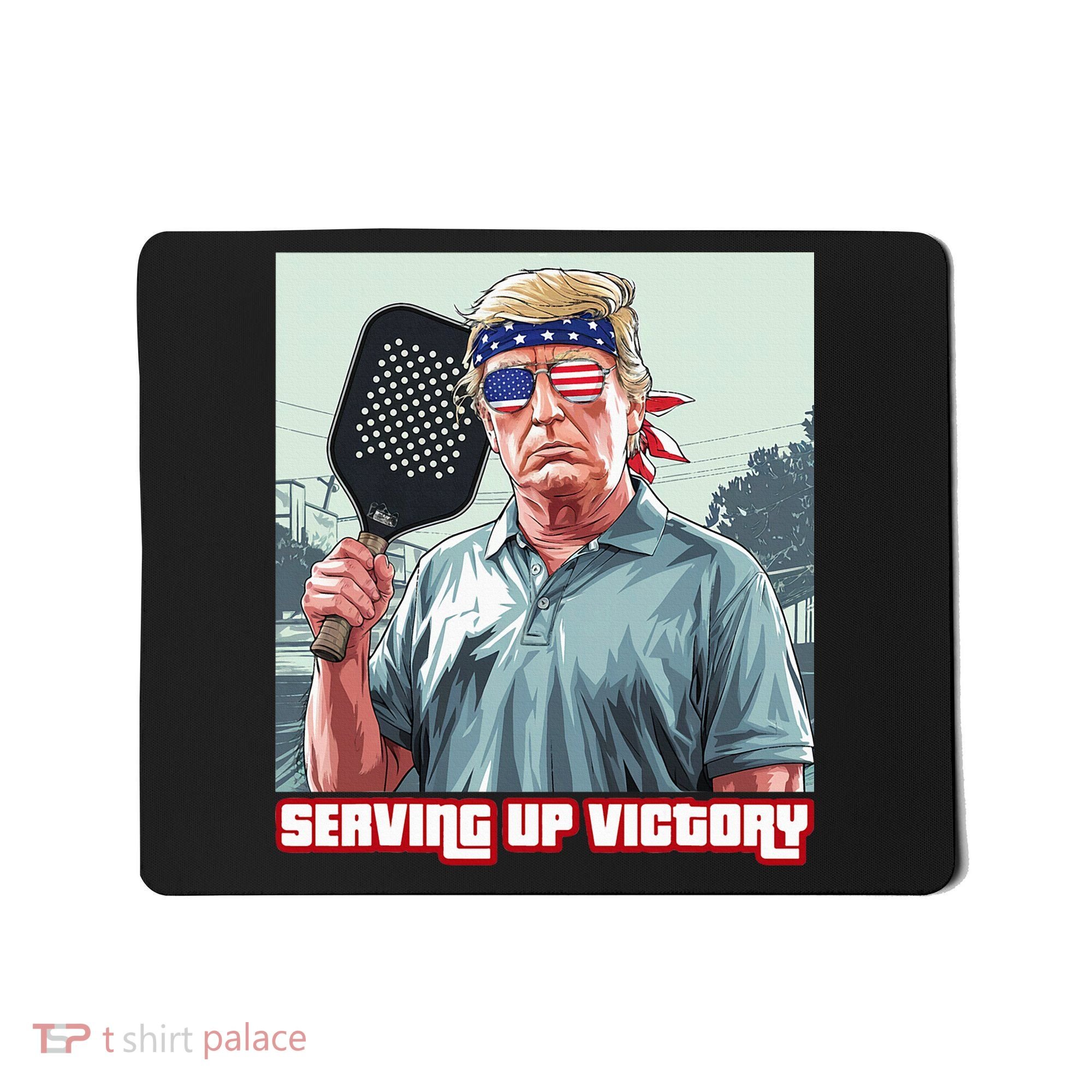 Usa Pickleball Champ Patriotic Trump Political & Pickleball Mousepad