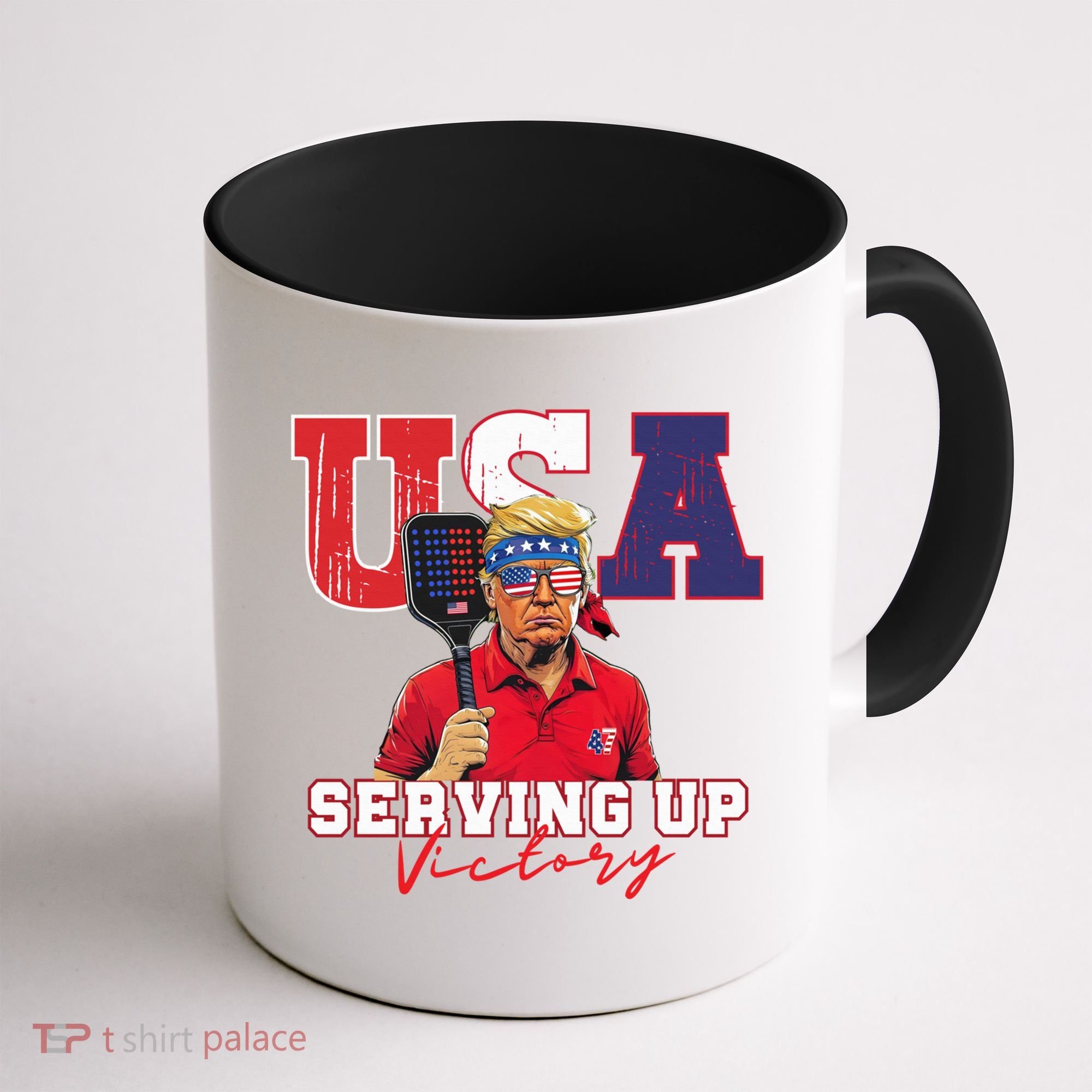 Usa Pickleball Champ Patriotic Trump & Pickleball Coffee Mug