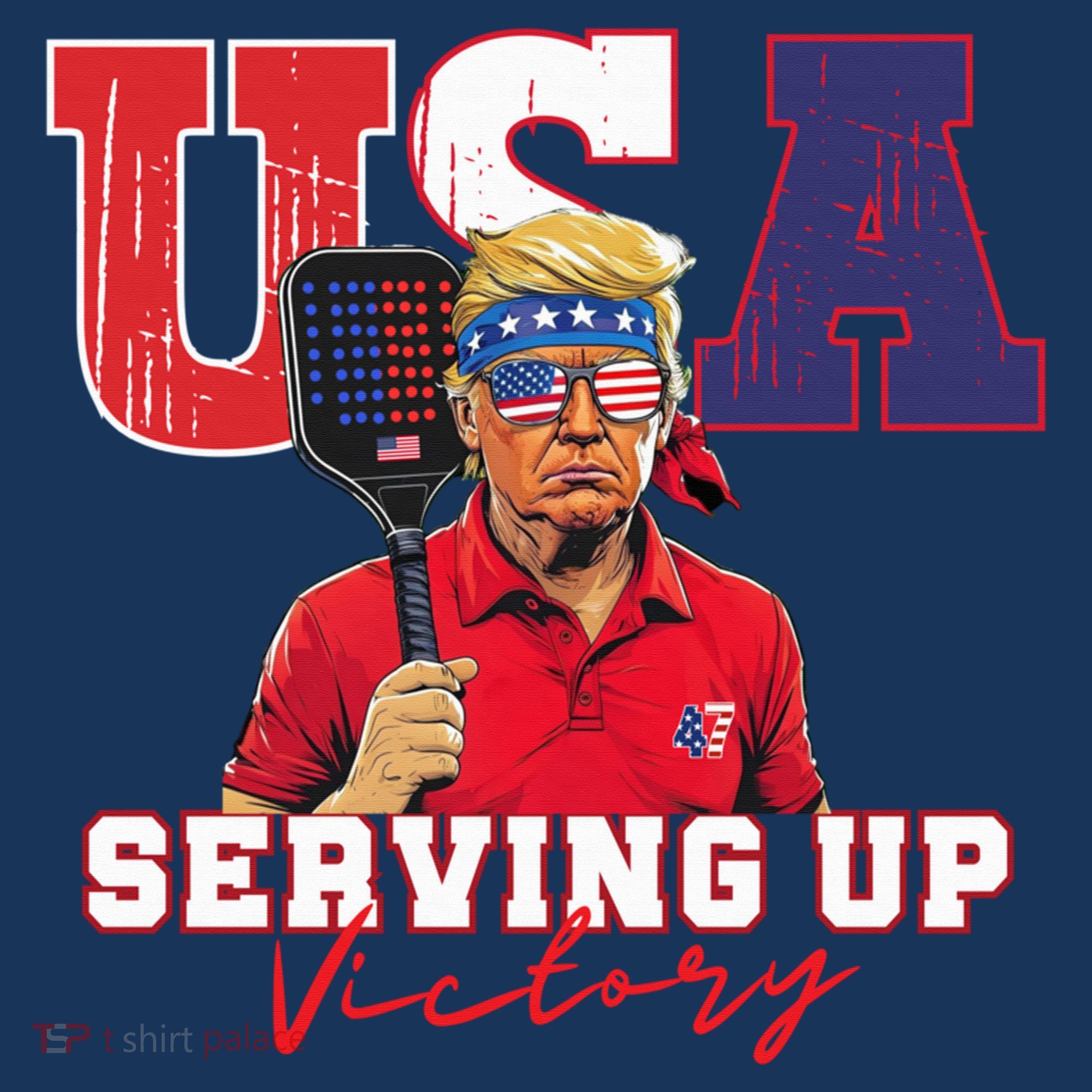 Usa Pickleball Champ Patriotic Trump & Pickleball Long Sleeve Shirt