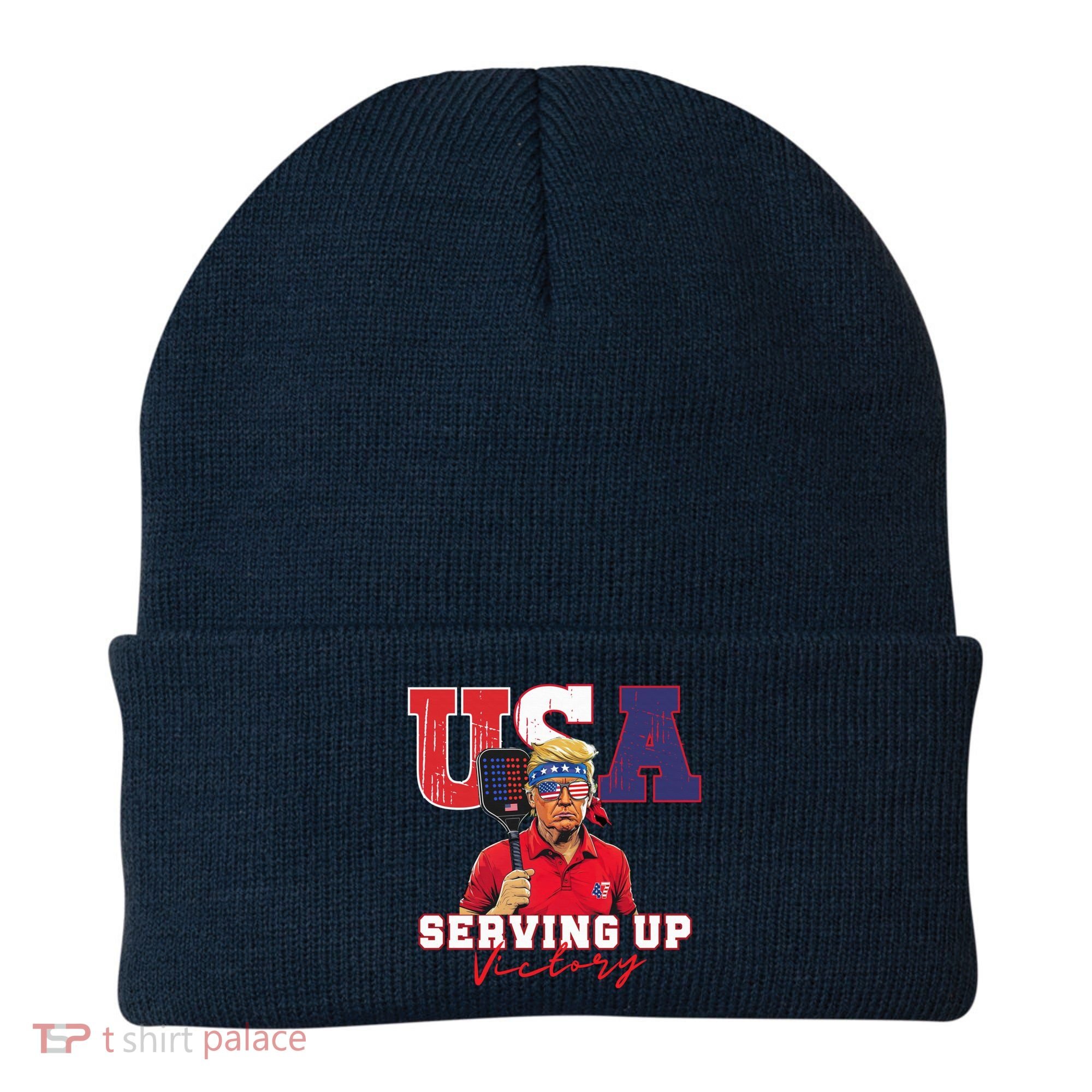 Usa Pickleball Champ Patriotic Trump & Pickleball Beanie