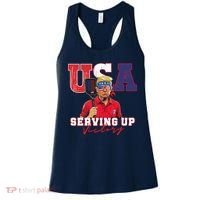 Usa Pickleball Champ Patriotic Trump & Pickleball Women's Tank Top thumb 0