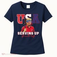 Usa Pickleball Champ Patriotic Trump & Pickleball Women's T-Shirt thumb 0