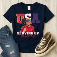Usa Pickleball Champ Patriotic Trump & Pickleball Women's T-Shirt thumb 3