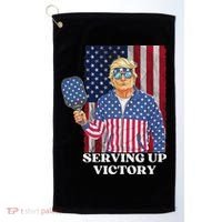 Usa Pickleball Champ Patriotic Trump Political Golf Towel thumb 0