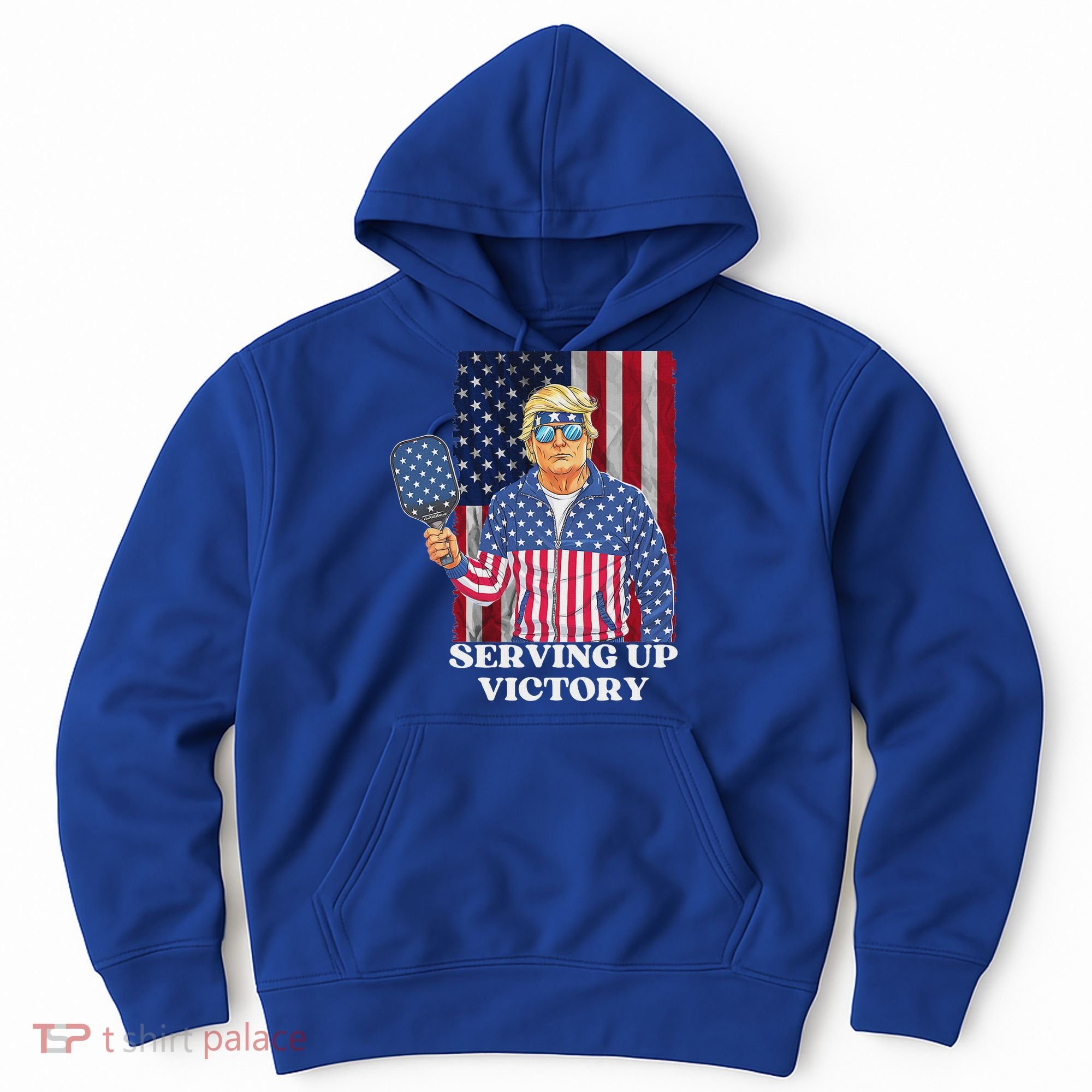 Usa Pickleball Champ Patriotic Trump Political Hoodie