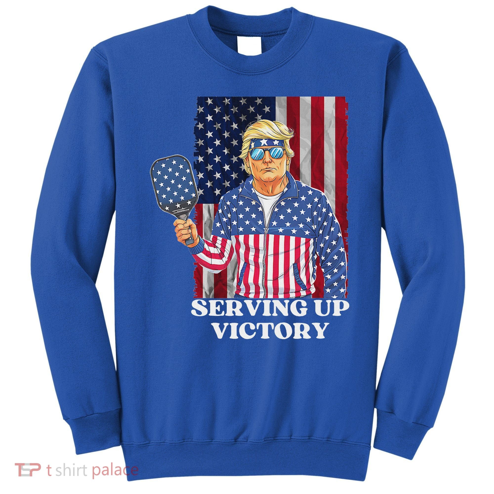 Usa Pickleball Champ Patriotic Trump Political Sweatshirt