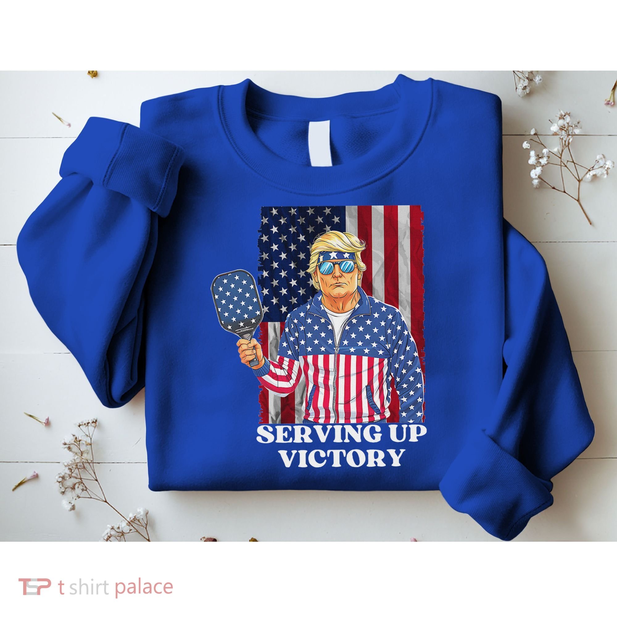 Usa Pickleball Champ Patriotic Trump Political Sweatshirt