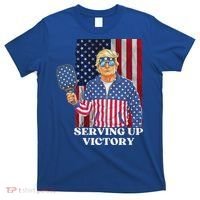 Usa Pickleball Champ Patriotic Trump Political T-Shirt thumb 0