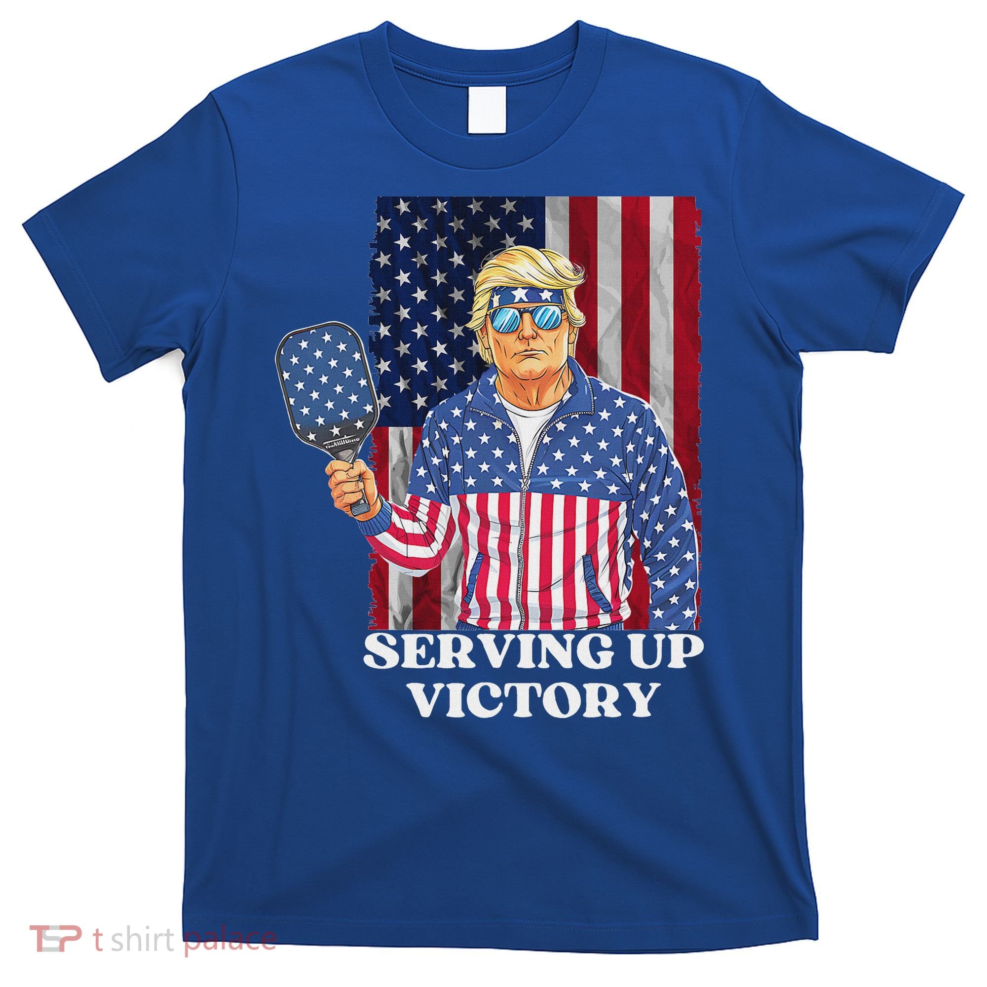 Usa Pickleball Champ Patriotic Trump Political T-Shirt