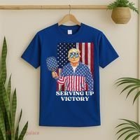 Usa Pickleball Champ Patriotic Trump Political T-Shirt thumb 2