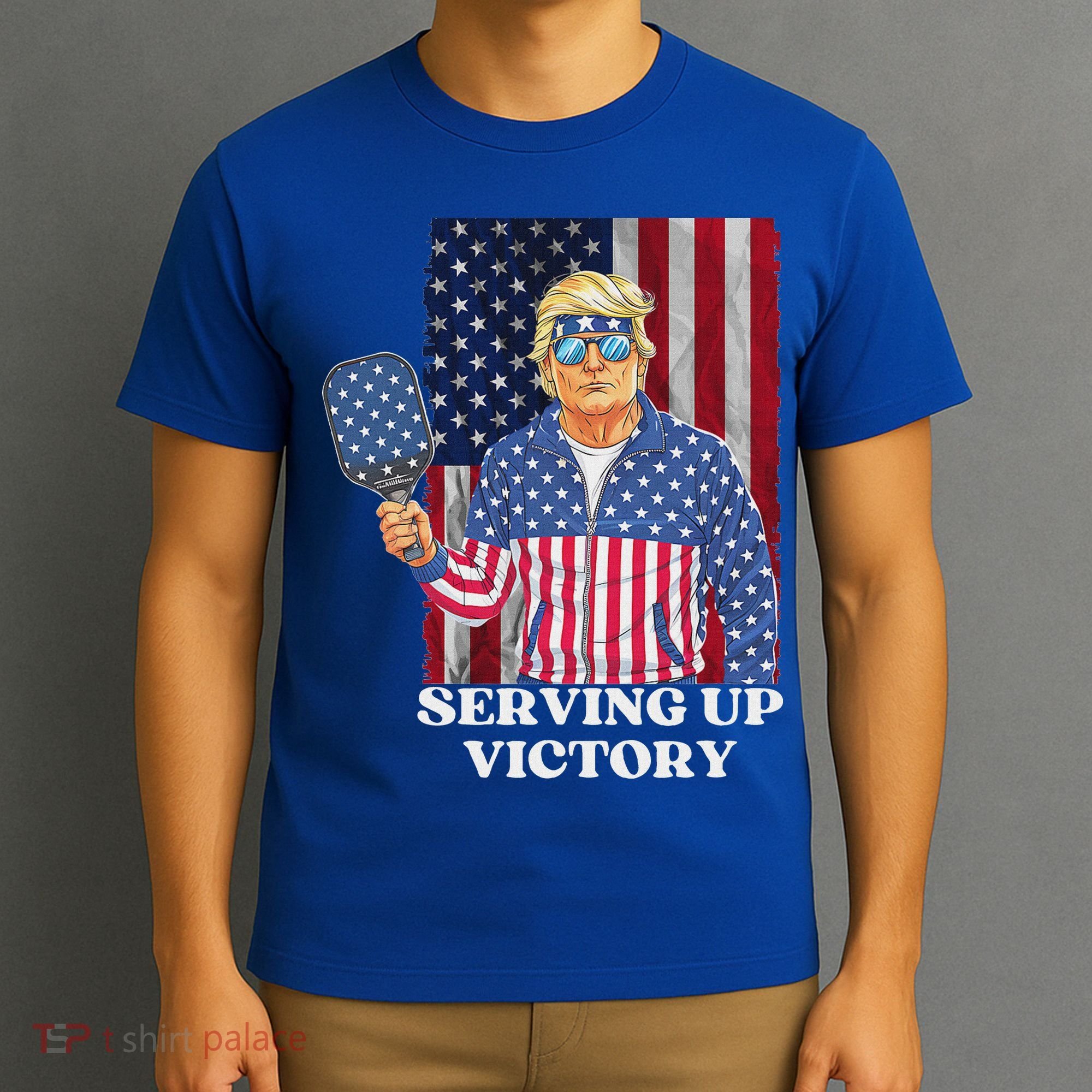 Usa Pickleball Champ Patriotic Trump Political T-Shirt