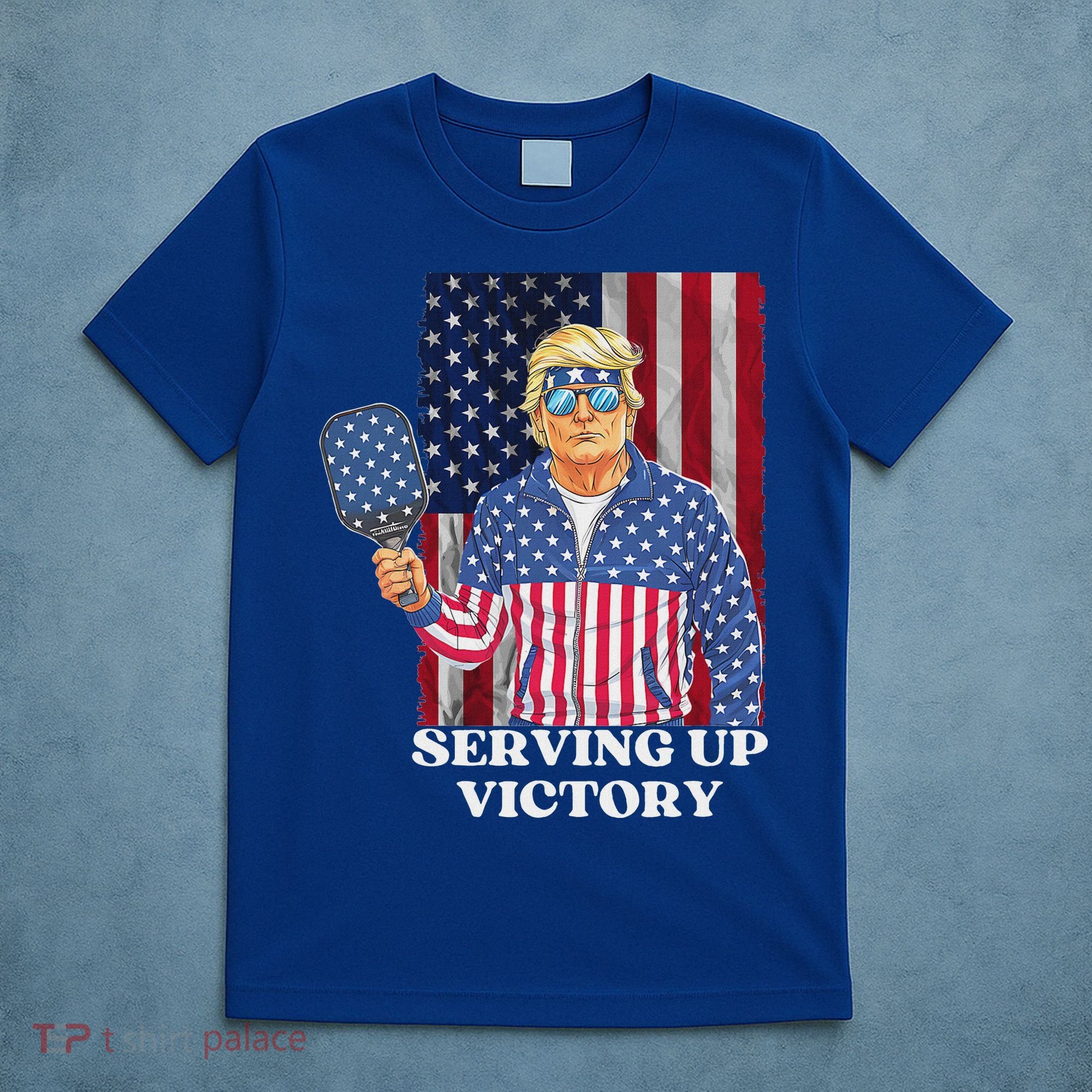 Usa Pickleball Champ Patriotic Trump Political T-Shirt