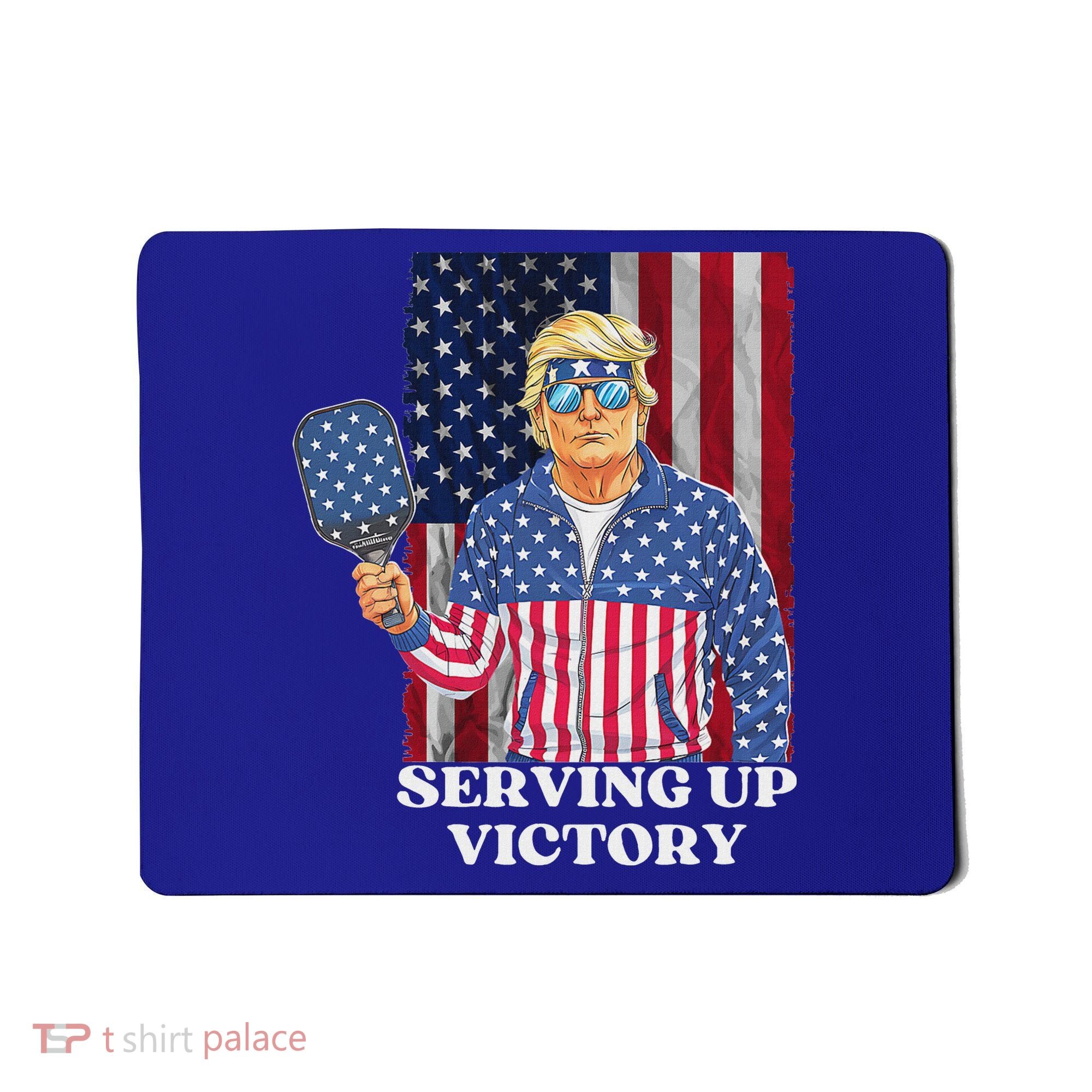 Usa Pickleball Champ Patriotic Trump Political Mousepad