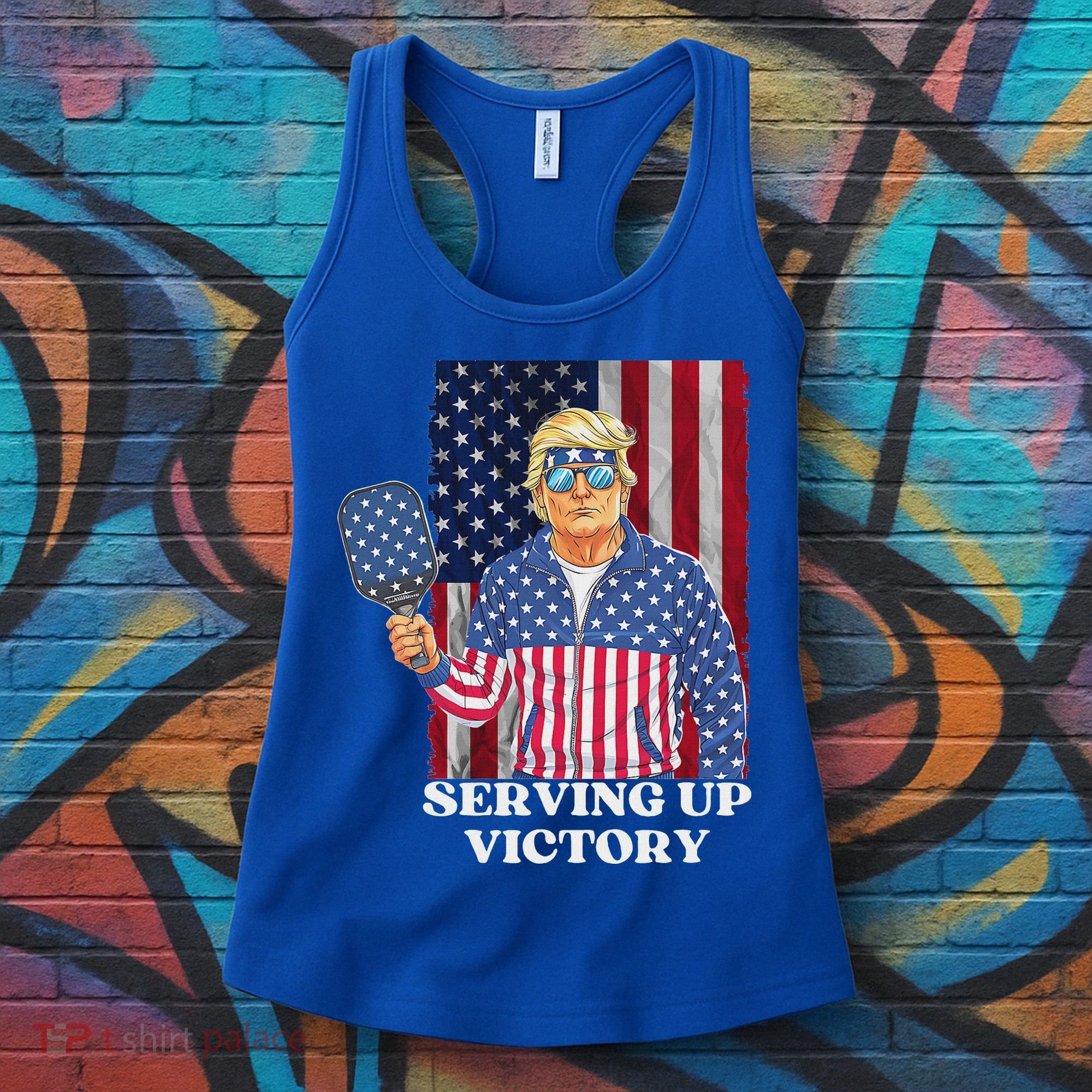 Usa Pickleball Champ Patriotic Trump Political Women's Tank Top