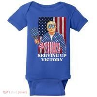 Usa Pickleball Champ Patriotic Trump Political Baby Bodysuit thumb 0