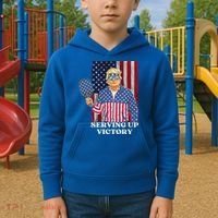 Usa Pickleball Champ Patriotic Trump Political Kids Hoodie thumb 2