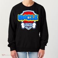 Uncle Patrol Dog Funny Gift Birthday Party Women's Sweatshirt thumb 0