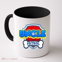 Uncle Patrol Dog Funny Gift Birthday Party Coffee Mug thumb 0