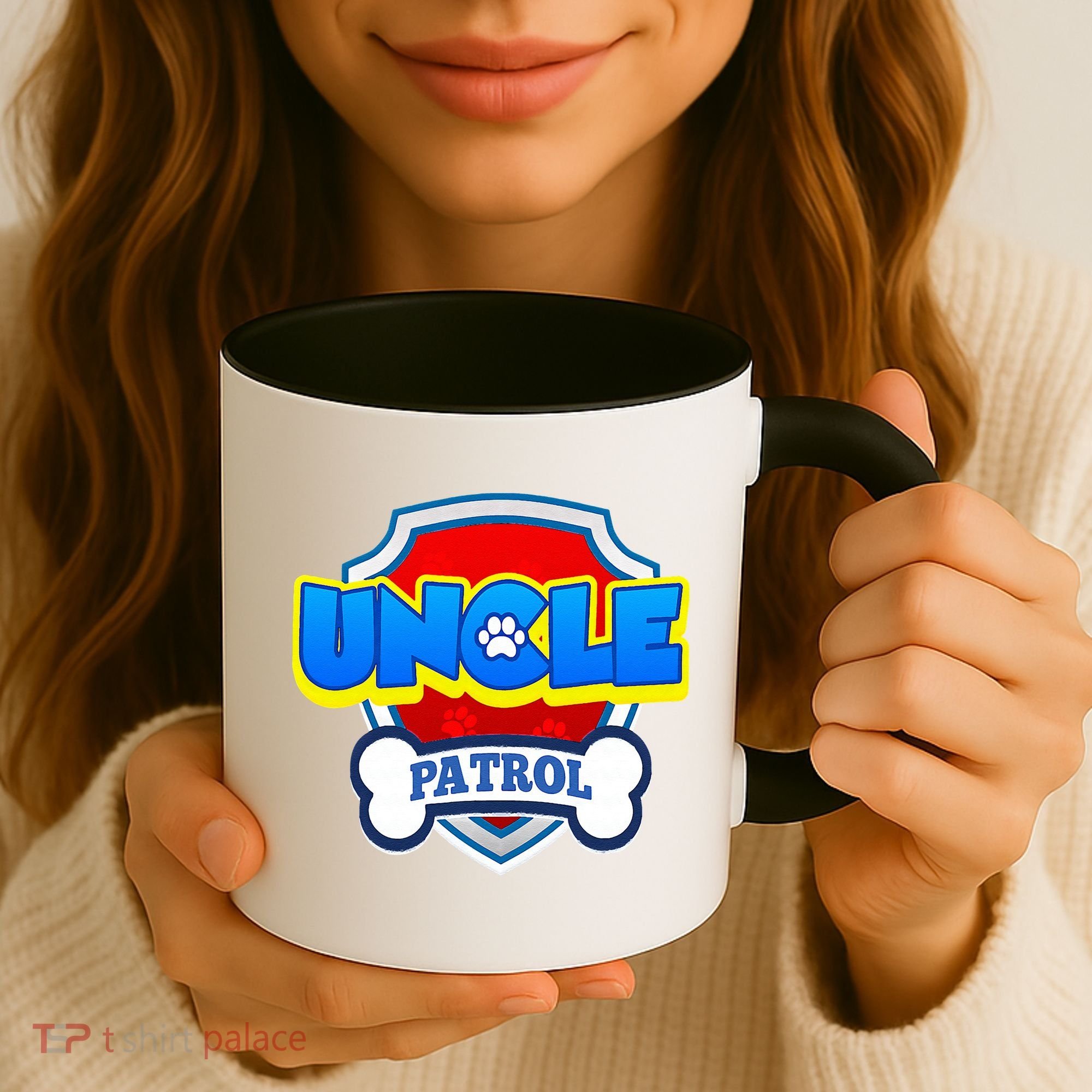 Uncle Patrol Dog Funny Gift Birthday Party Coffee Mug