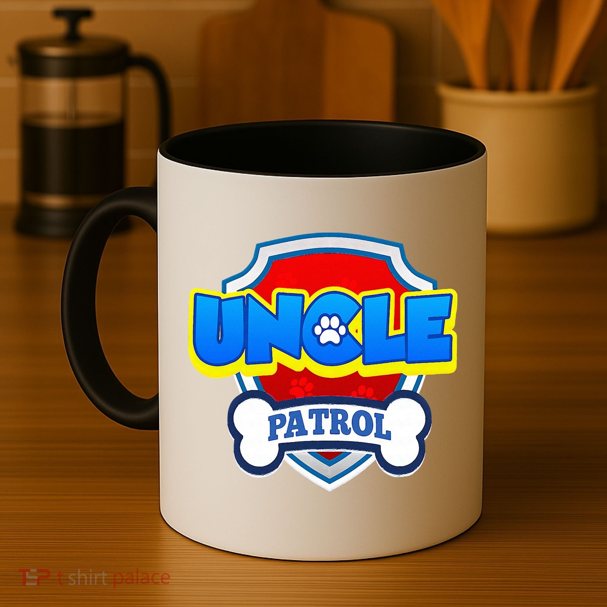 Uncle Patrol Dog Funny Gift Birthday Party Coffee Mug