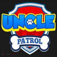 Uncle Patrol Dog Funny Gift Birthday Party Women's Hoodie thumb 2