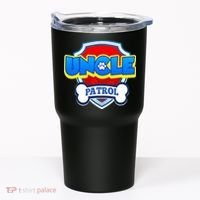 Uncle Patrol Dog Funny Gift Birthday Party Tumbler thumb 0