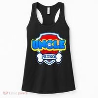 Uncle Patrol Dog Funny Gift Birthday Party Women's Tank Top thumb 0