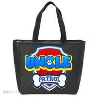 Uncle Patrol Dog Funny Gift Birthday Party Tote Bag thumb 0