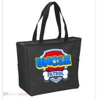 Uncle Patrol Dog Funny Gift Birthday Party Tote Bag thumb 2